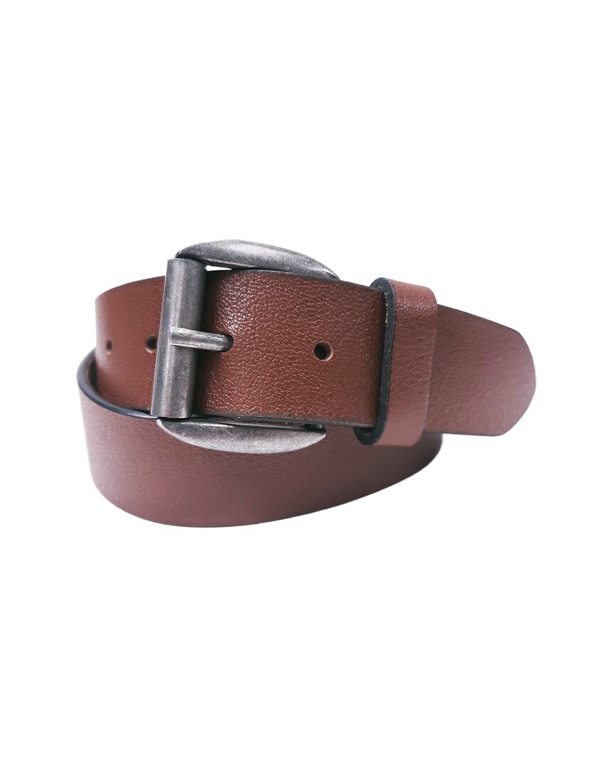 Savile Row Soft Hand Full-grain Leather Belt In Brown