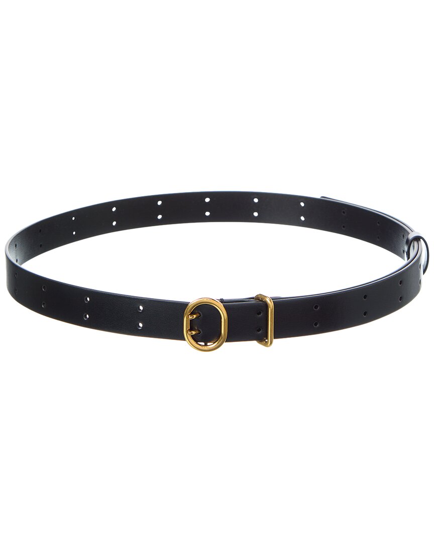 Jil Sander Leather Belt In Black