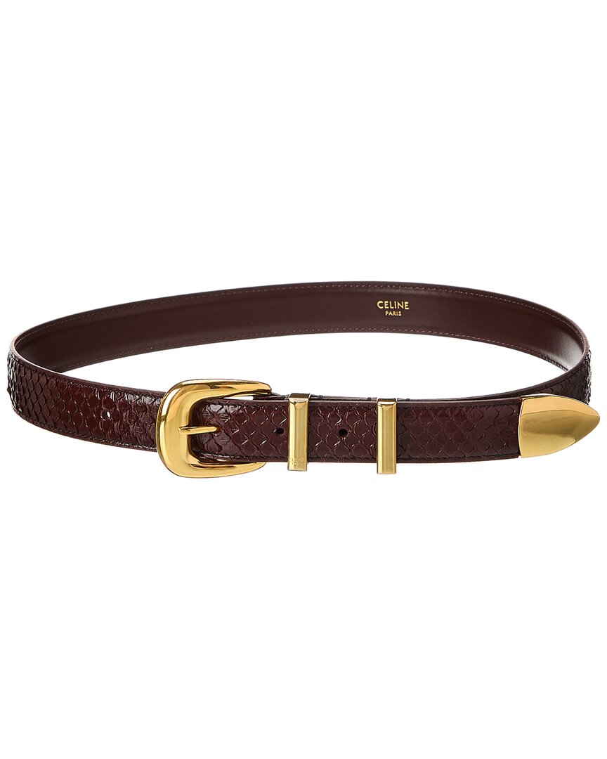 Celine Python Western Belt