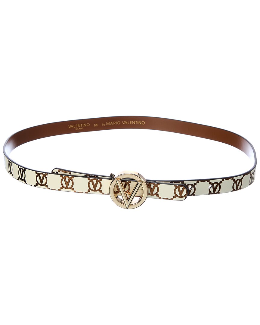VALENTINO BY MARIO VALENTINO Baby Monogram Leather Logo VALENTINO BY MARIO VALENTINO Monogram Baby Buckle Belt  main image 2