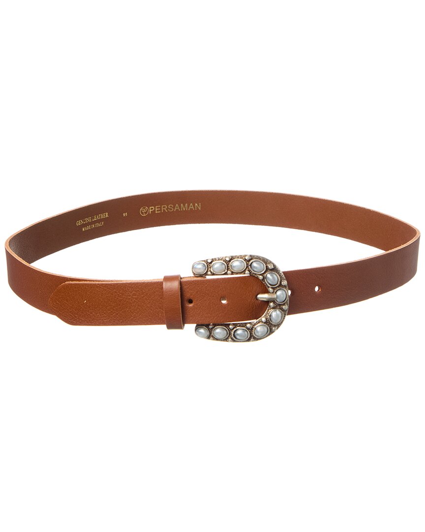 Persaman New York Italian Leather Belt