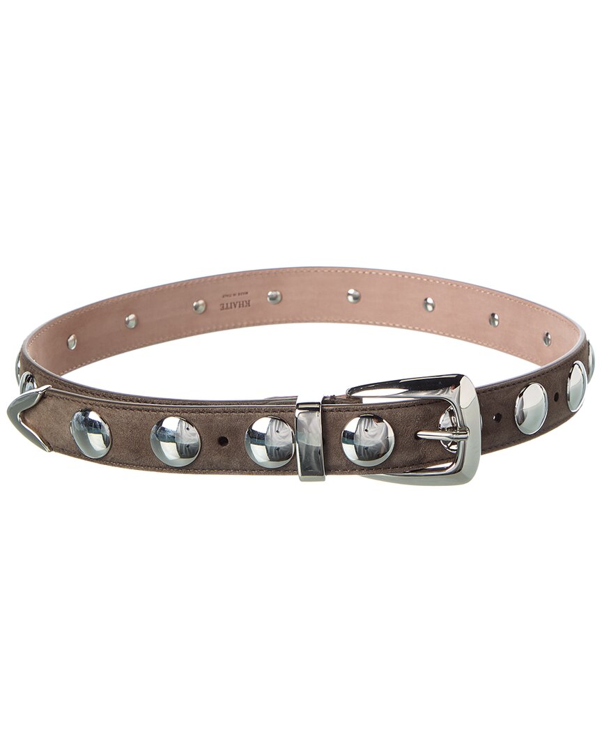 Khaite Benny Suede Belt