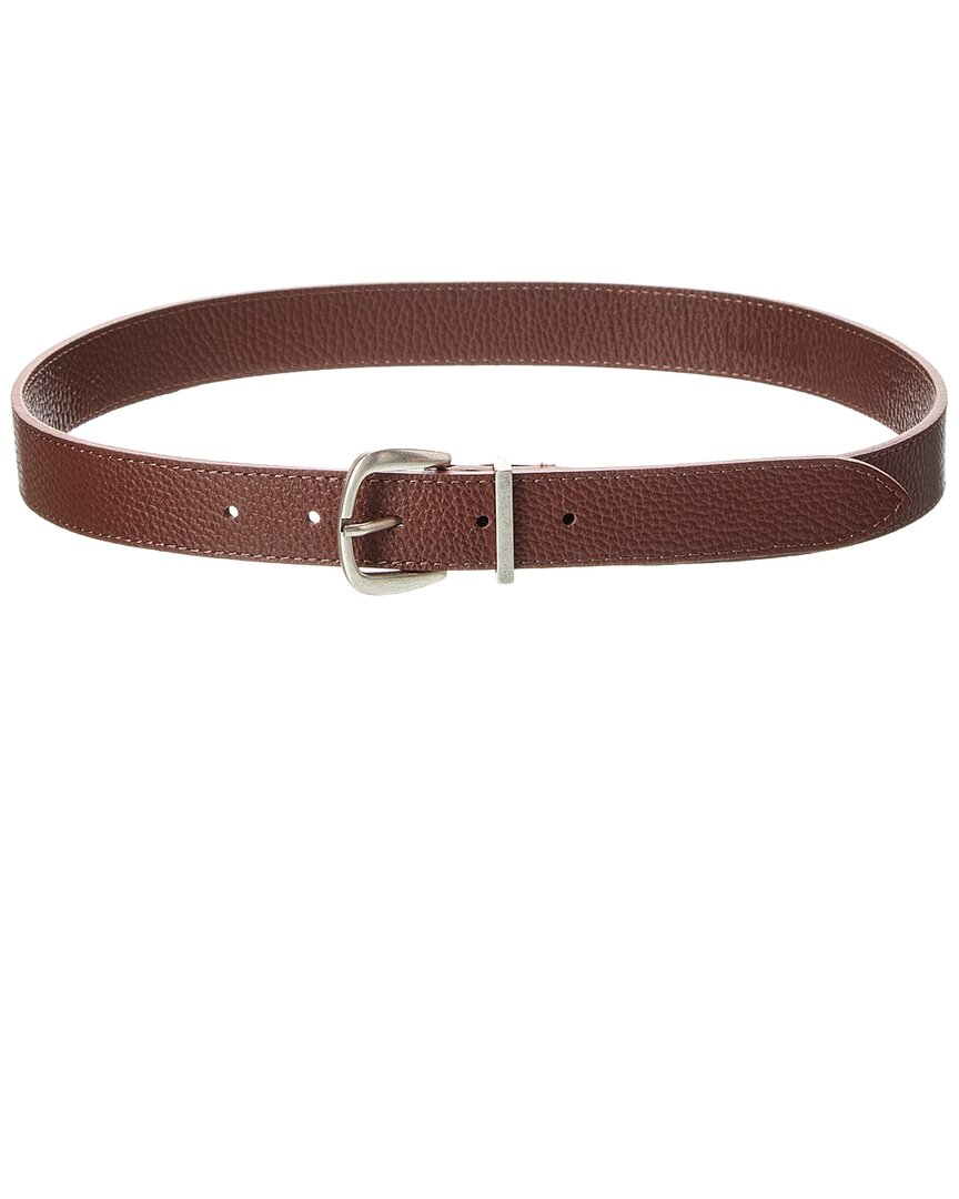 Isabella Rossetti Olivia Leather Belt In Brown