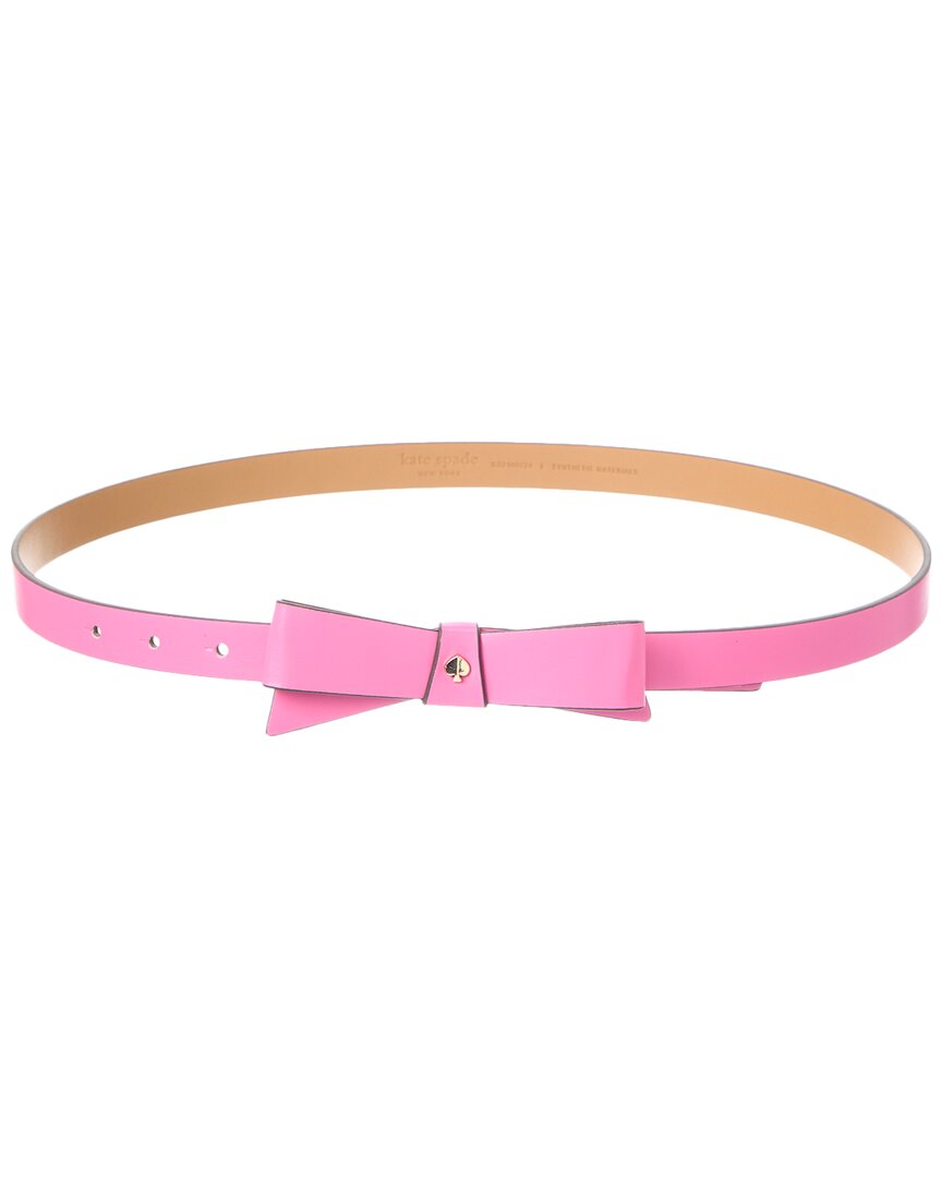 Kate Spade New York 19mm Bow Belt In Gold