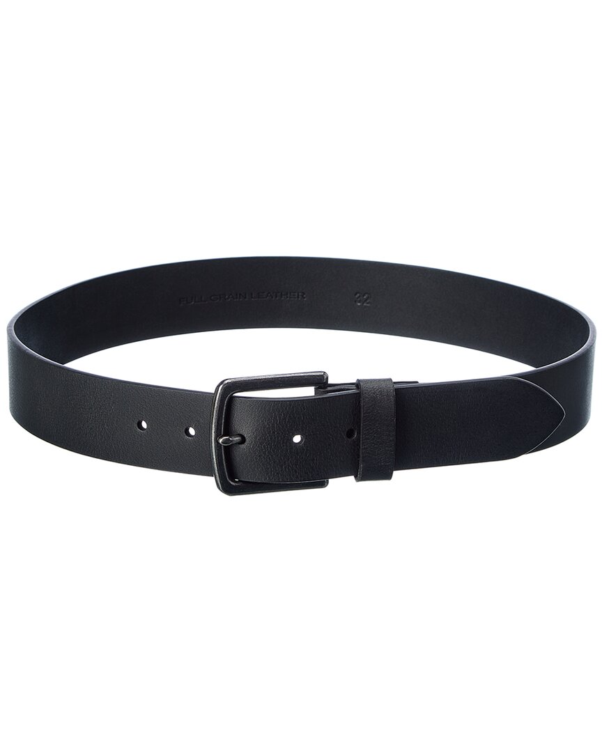 Hart Schaffner & Marx Hart Schaffner Marx Leather Belt In Black