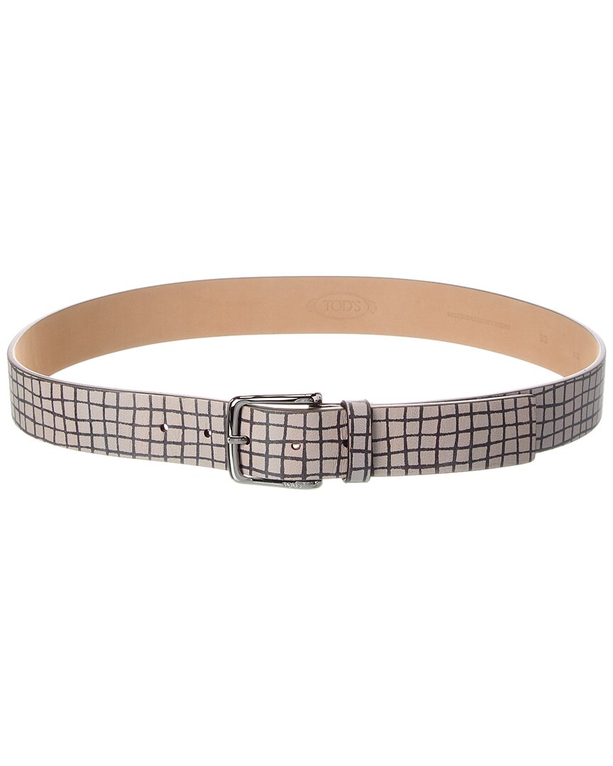 Tod's Leather Belt In Pink