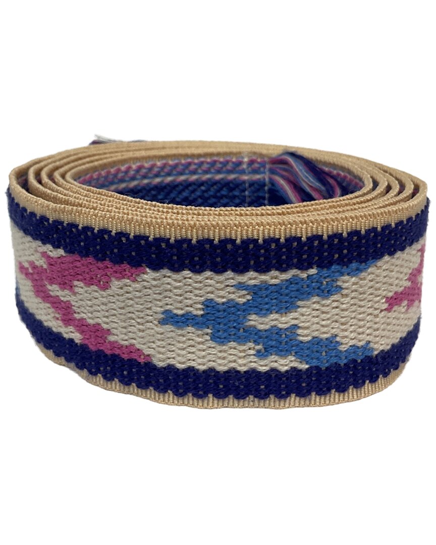 Isabel Marant Etka Fringed Woven Belt (authentic Pre-loved) In Multi