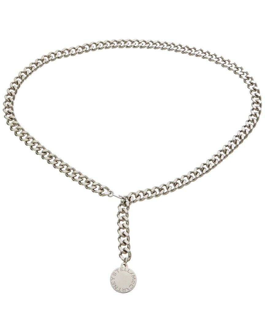 Stella Mccartney Falabella Brass Chain Belt, Metallic display picture 2