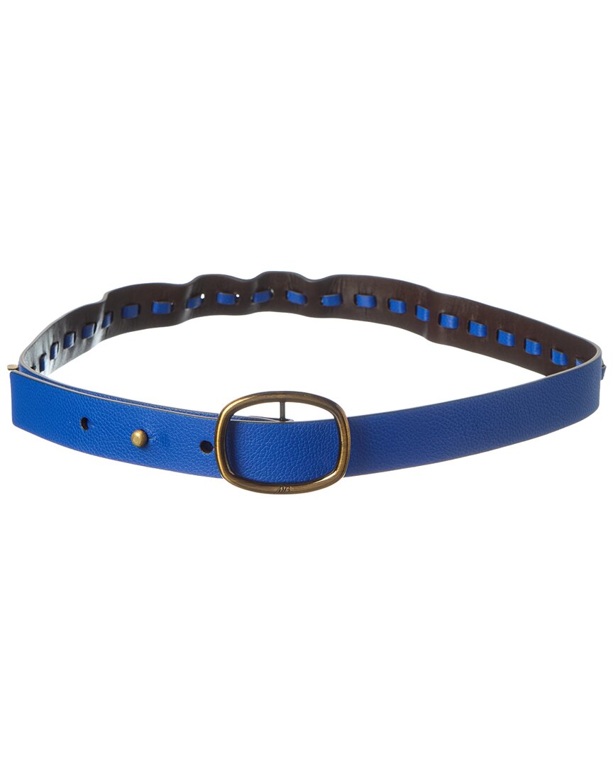 Roger Vivier Roger Viver Leather Belt In Blue