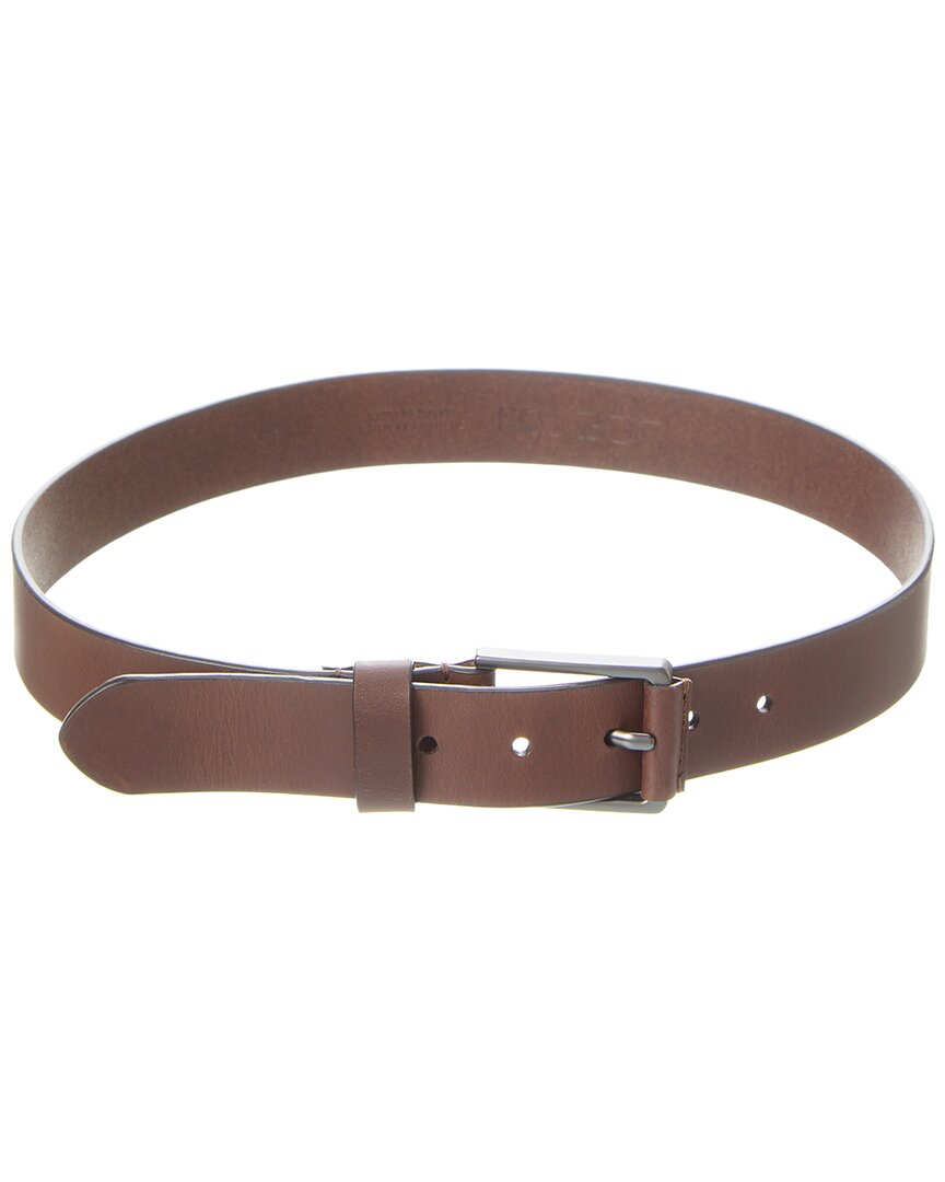 Leather Belt In Brown