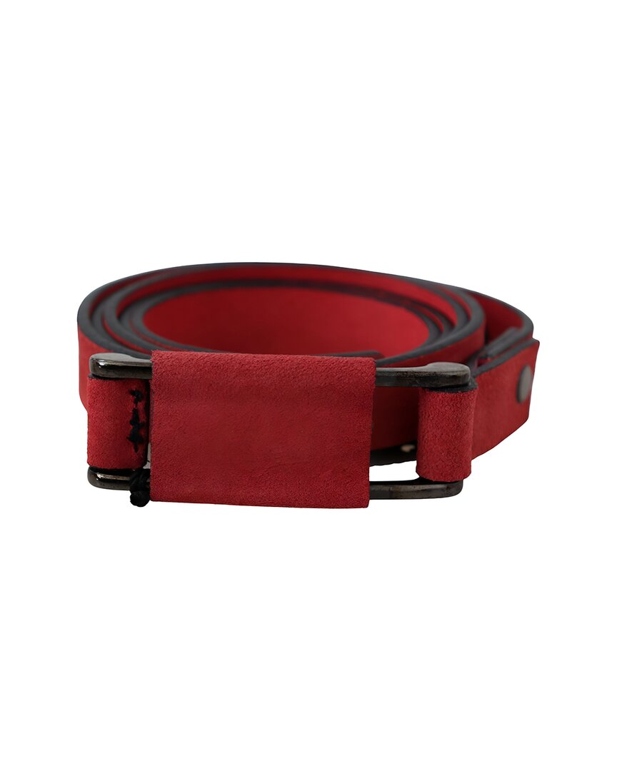 Dolce & Gabbana Leather Belt In Red