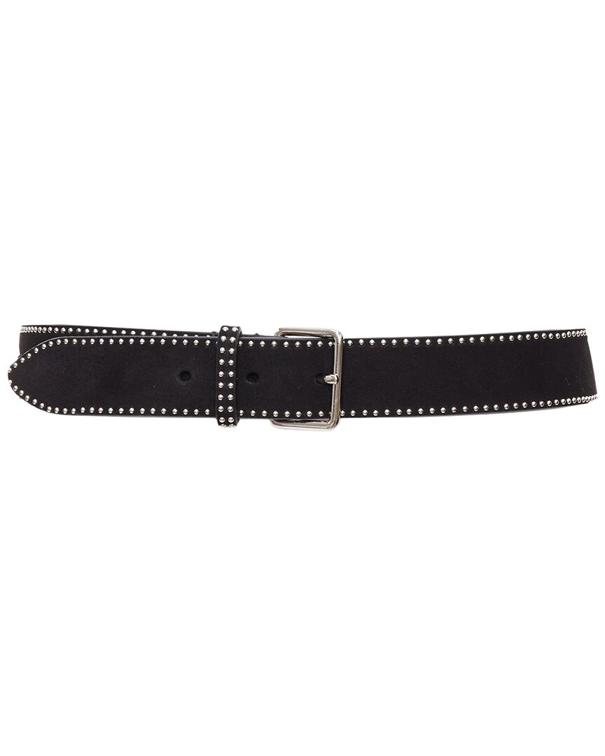 Pre-owned Alaïa Suede Mini Studded Belt (authentic Pre-loved)
