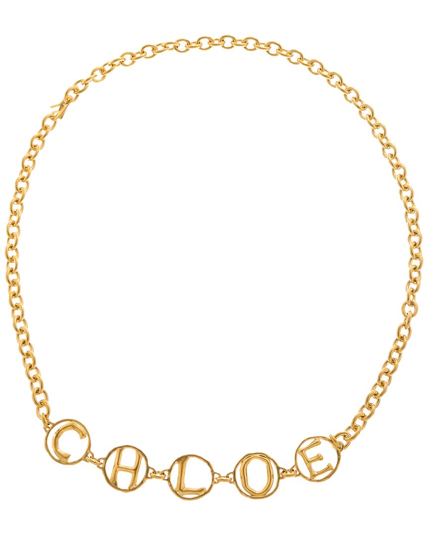 Chloé Script Jewelry Belt - Female - Necklaces - Yellow - One Size - Accessories - Image 5