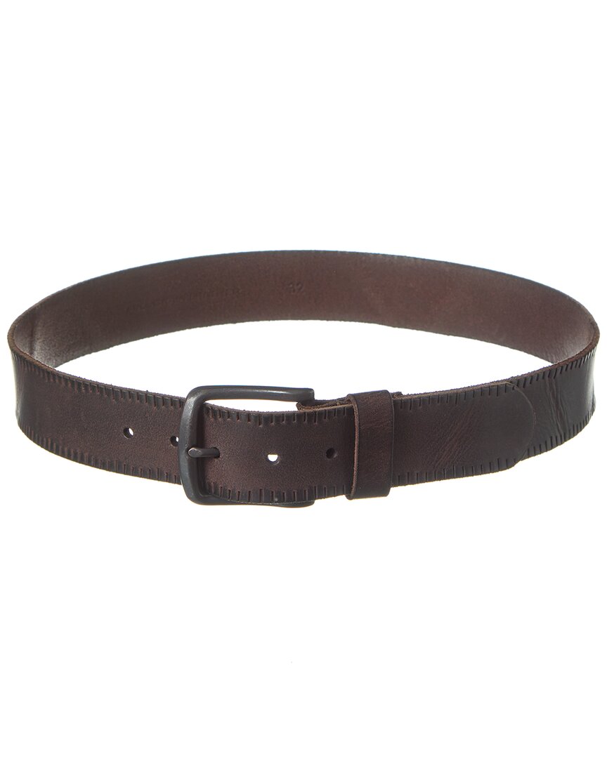 Shop Hart Schaffner & Marx Leather Belt In Brown
