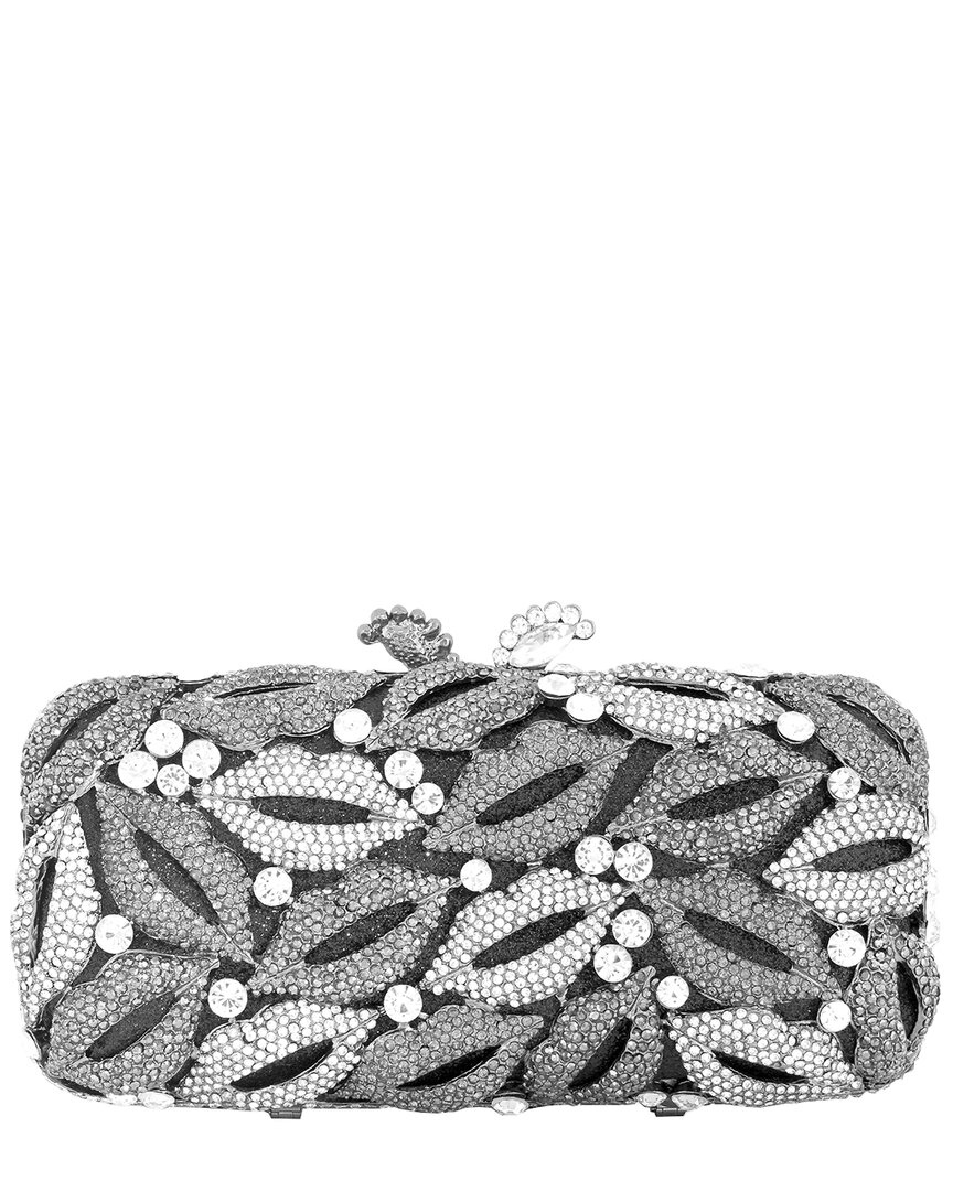 Aqs Lips Clutch In Grey