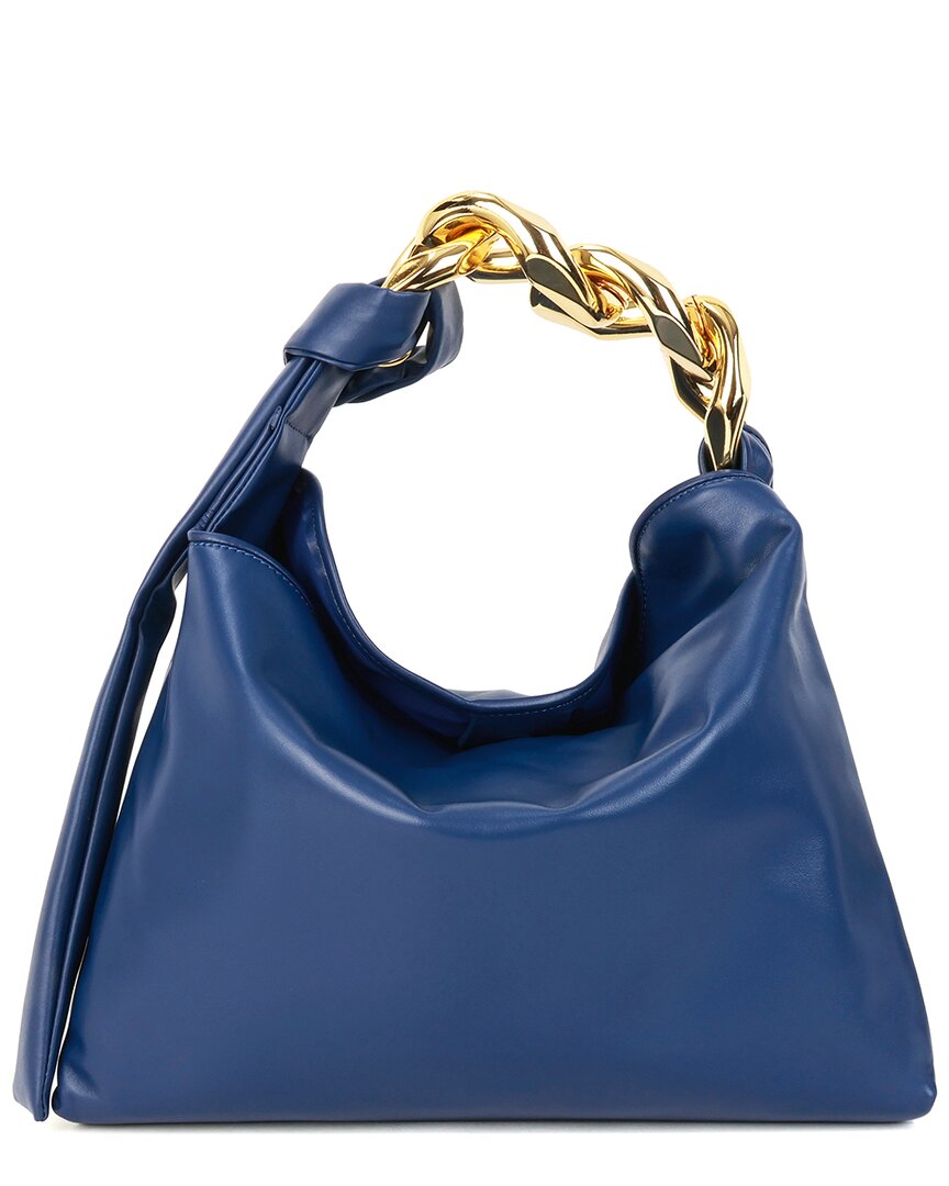 Shop Tiffany & Fred Paris Golden Buckle Soft Leather Hobo Bag