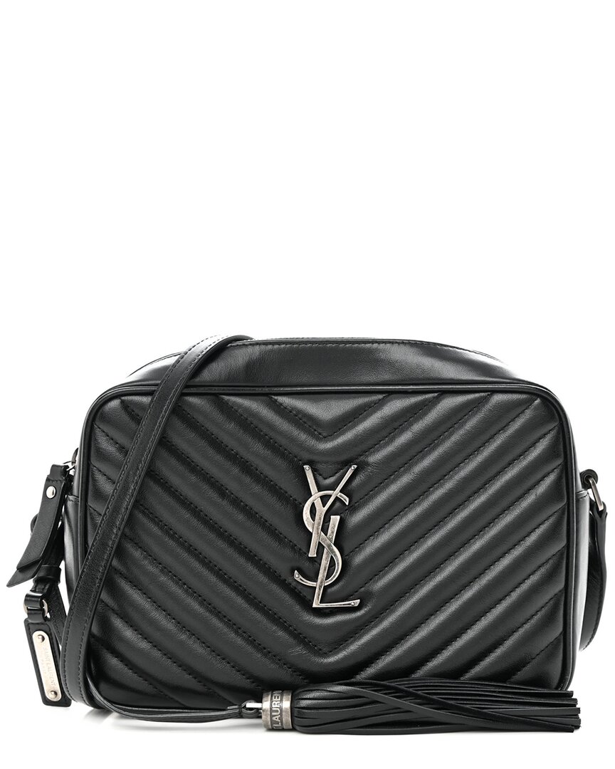 Saint Laurent Transform Your Everyday Look With This Luxurious Black Quilted Crossbody Handbag