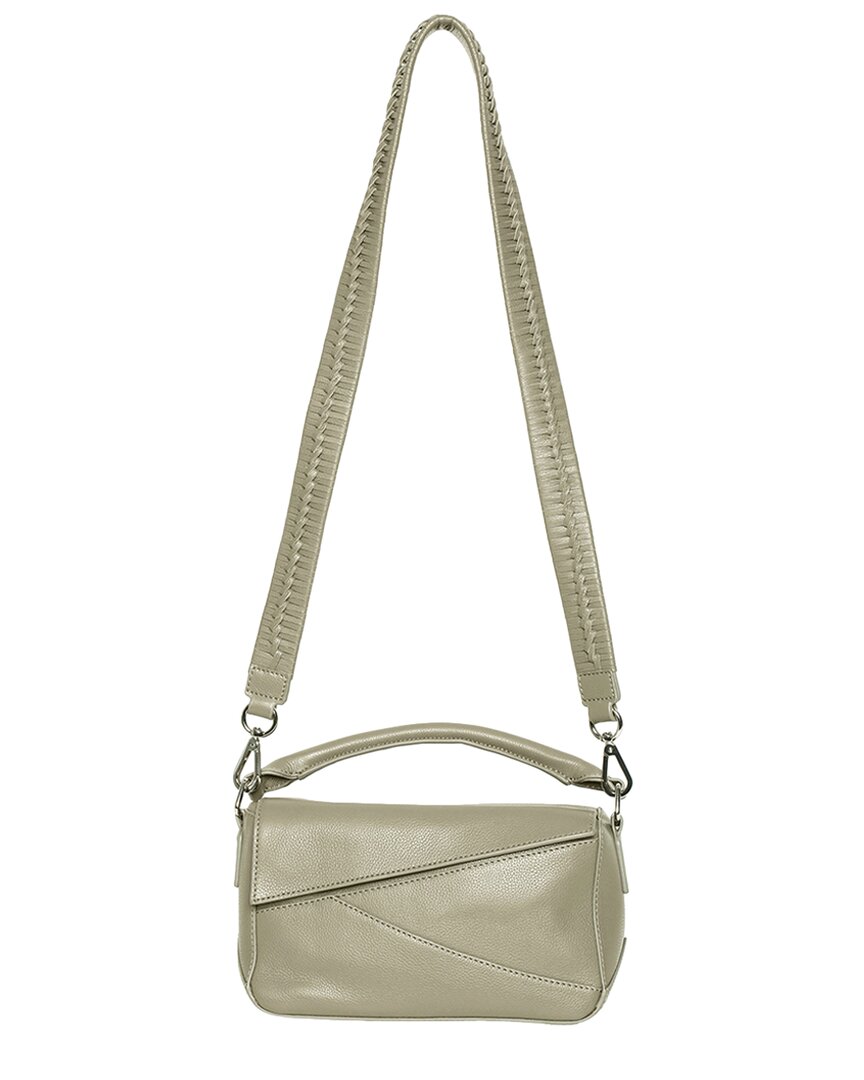 Walter Baker Jagger Leather Crossbody Bag In Grey