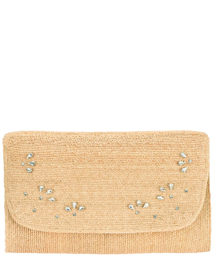 San Diego Hat Company Glamour Envelope Clutch In Brown