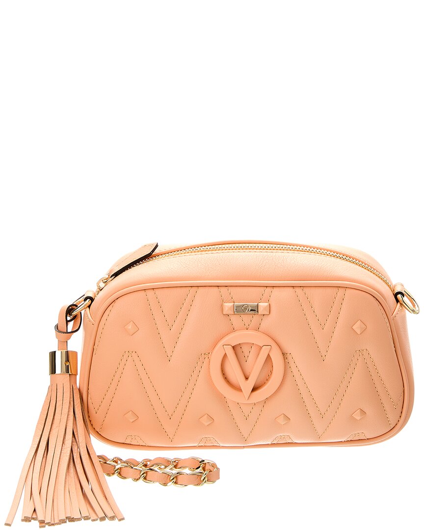 Valentino By Mario Valentino Bella Diamond Leather Crossbody In Pink