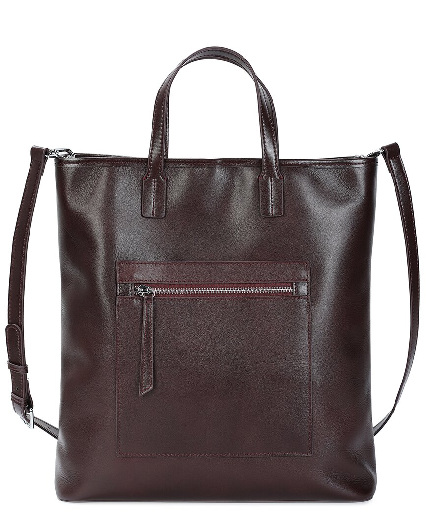 TIFFANY & FRED PARIS TIFFANY & FRED PARIS SHINY LEATHER TOTE 