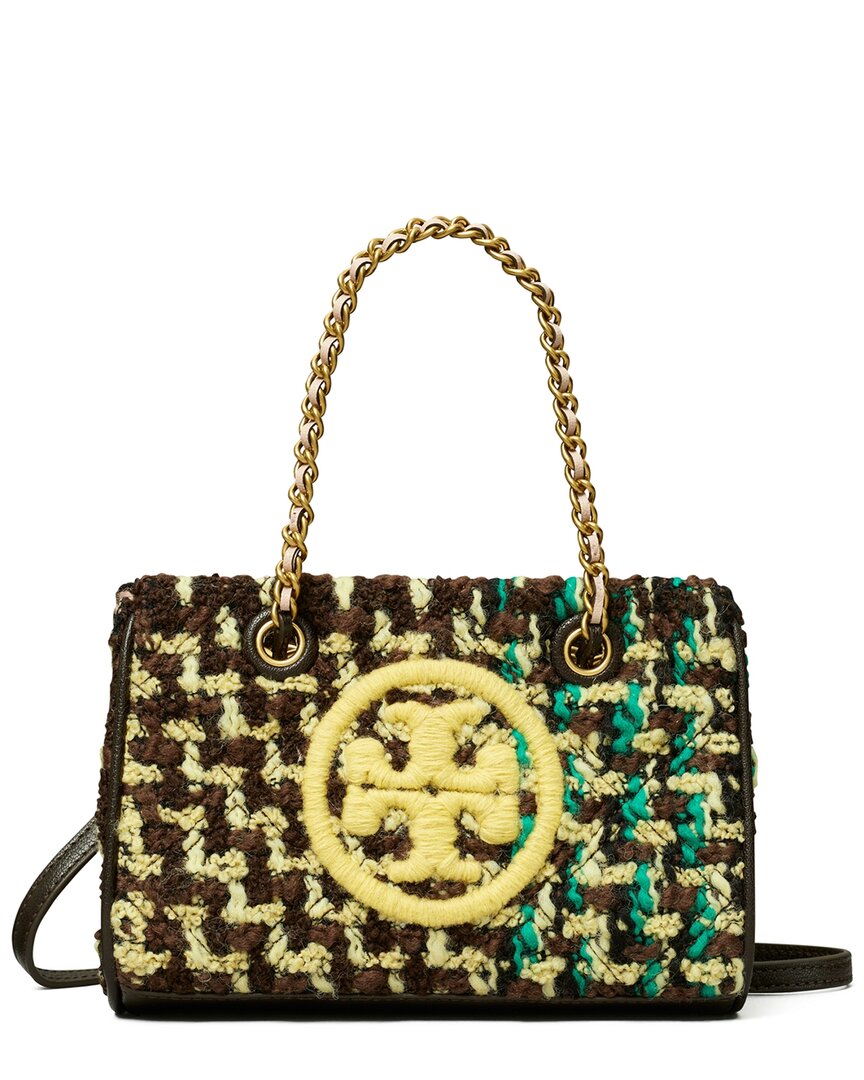 Tory Burch Fleming Soft Tweed Mini Chain Tote