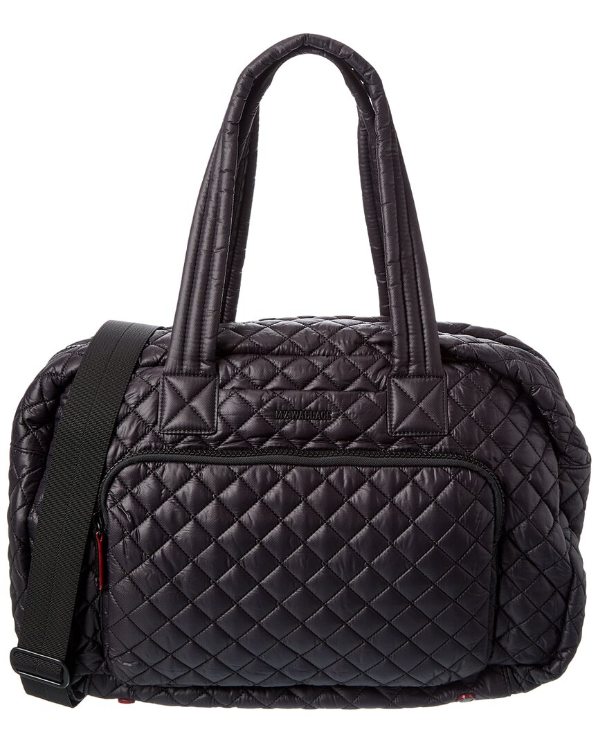 Mz Wallace Metro Overnight Duffel Bag In Black
