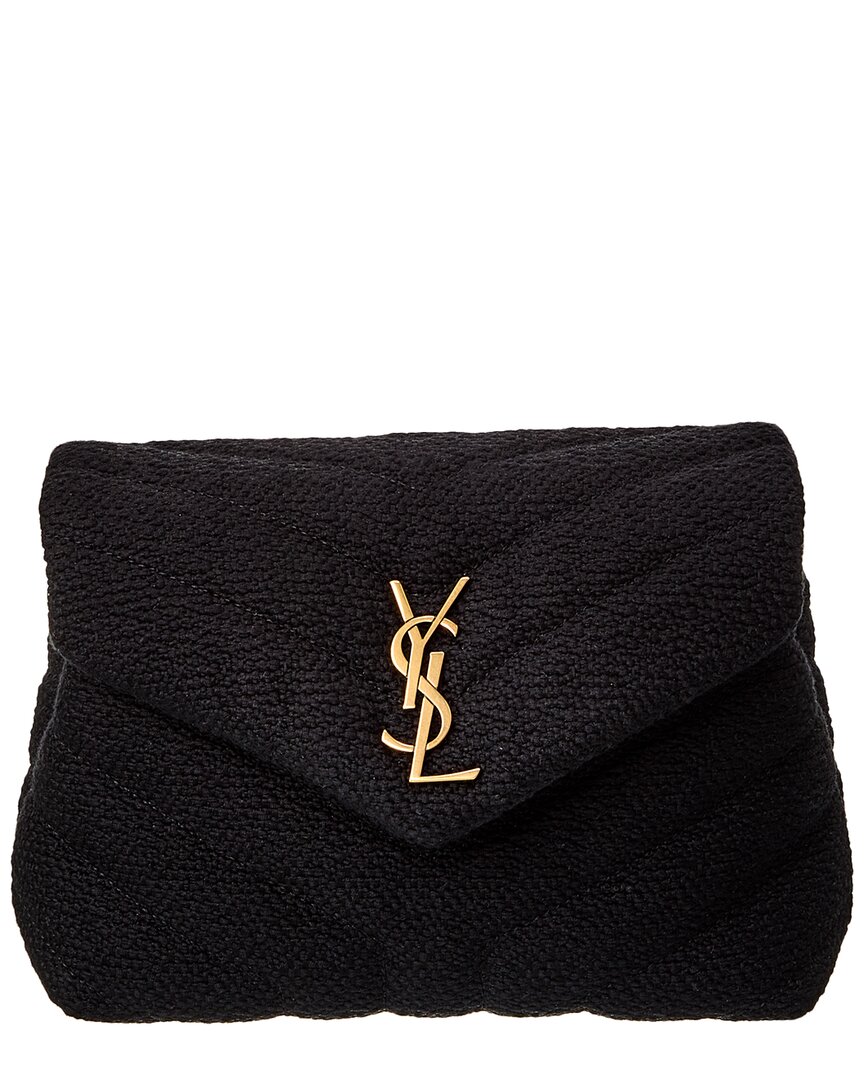 Saint Laurent Toy Loulou Tweed Shoulder Bag (authentic )