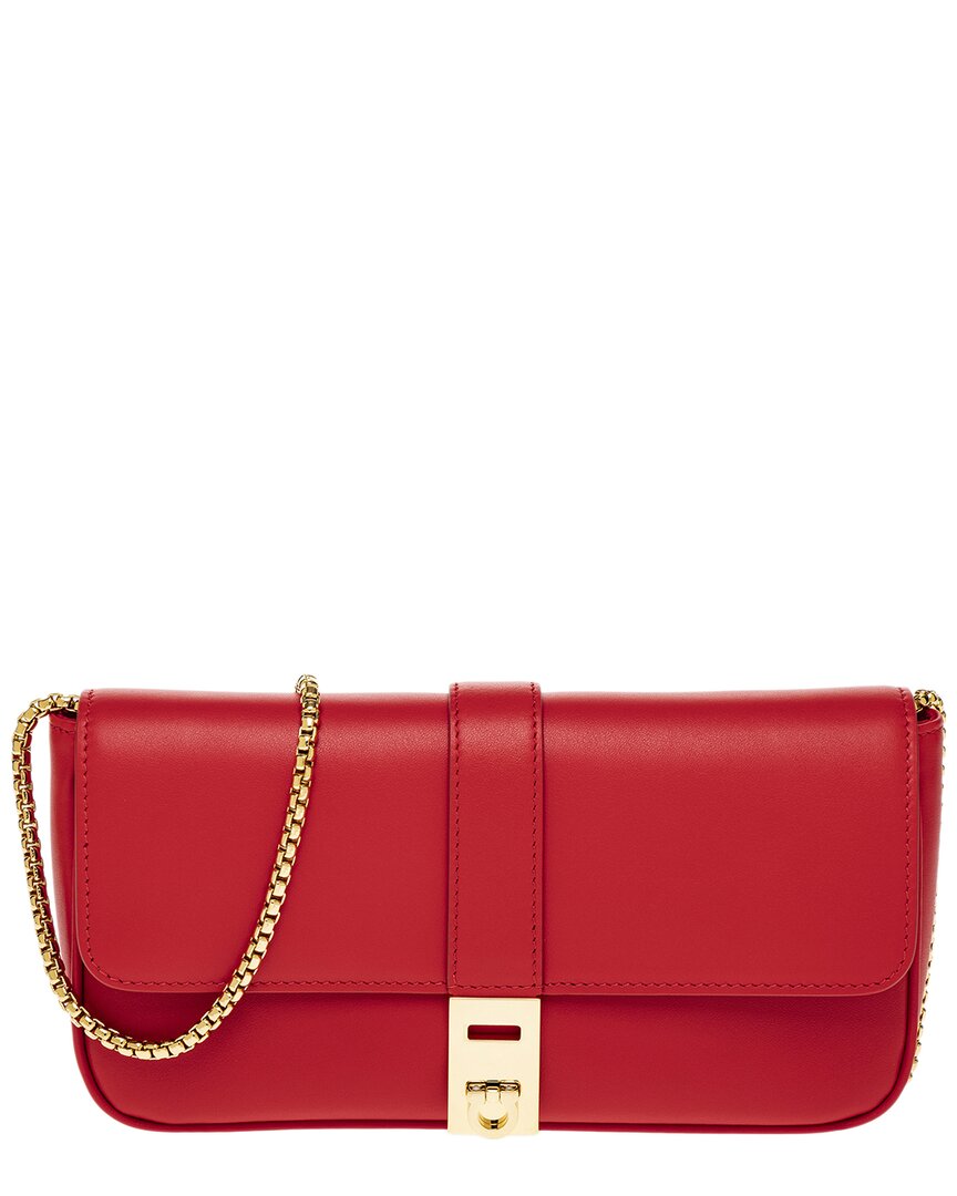 FERRAGAMO FERRAGAMO MINI LEATHER SHOULDER BAG