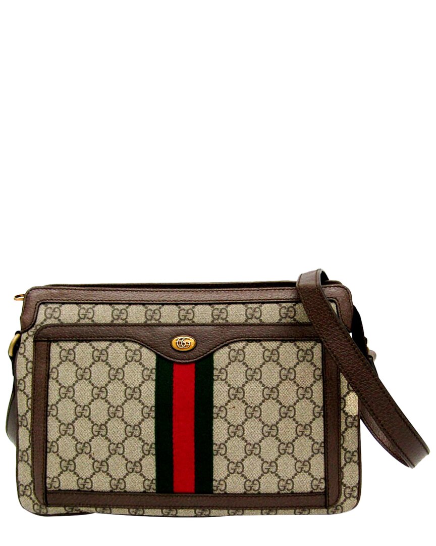 Gucci Beige Pvc Ophidia (authentic )