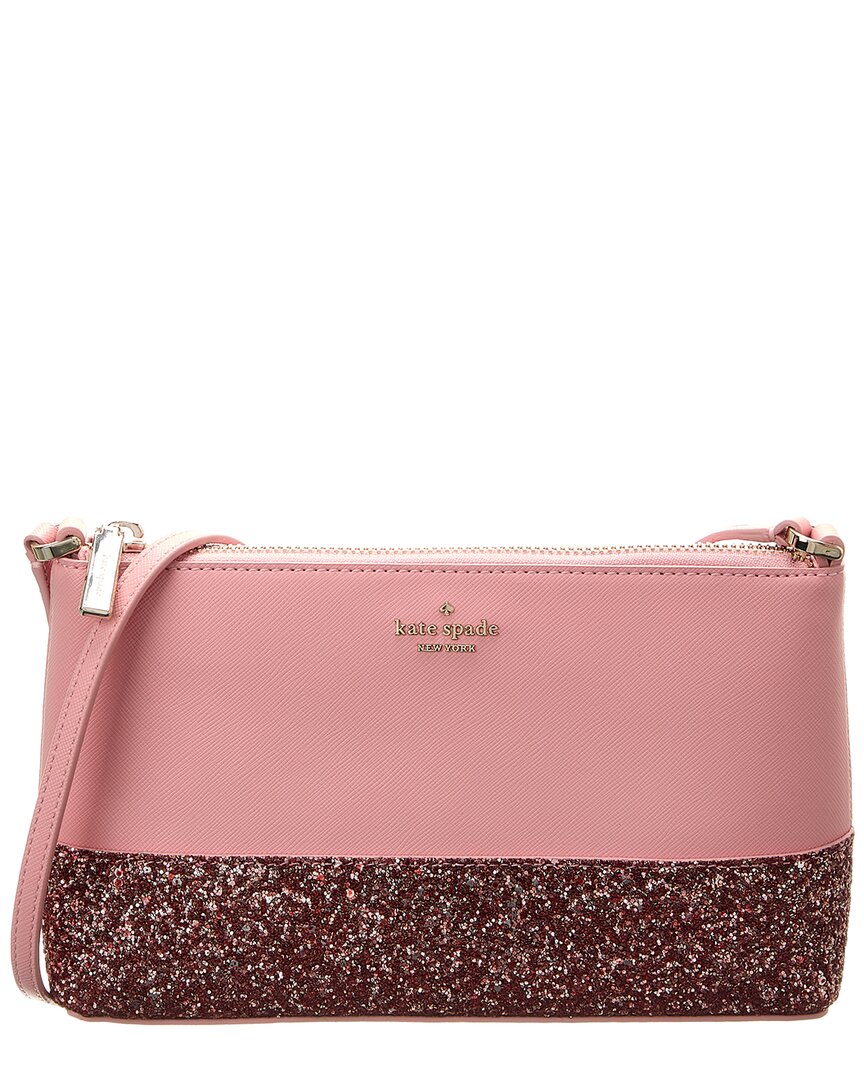 Kate Spade New York Flash Leather Crossbody In Pink