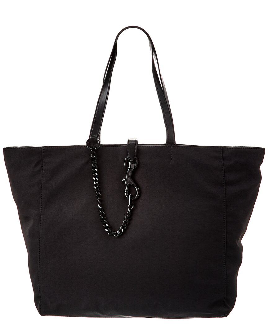 Rebecca Minkoff Megan Canvas Weekender Tote In Black
