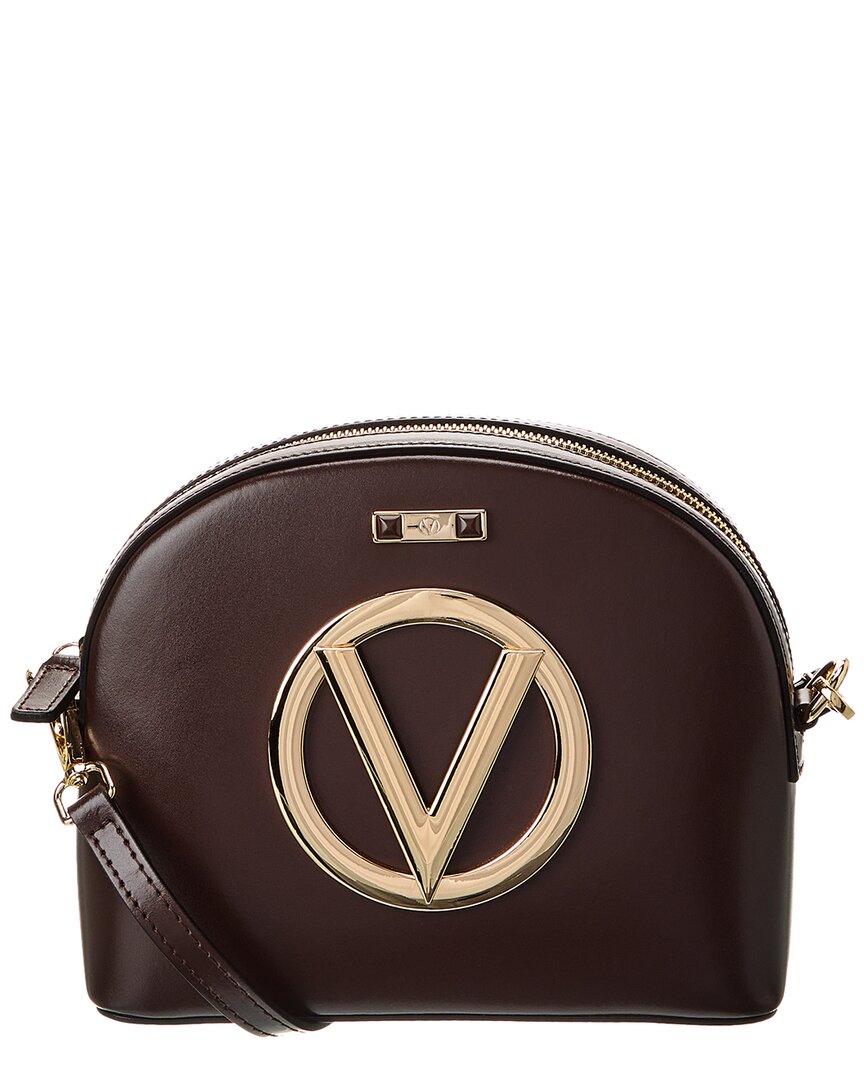 Valentino By Mario Valentino Diana Forever Leather Crossbody In Brown