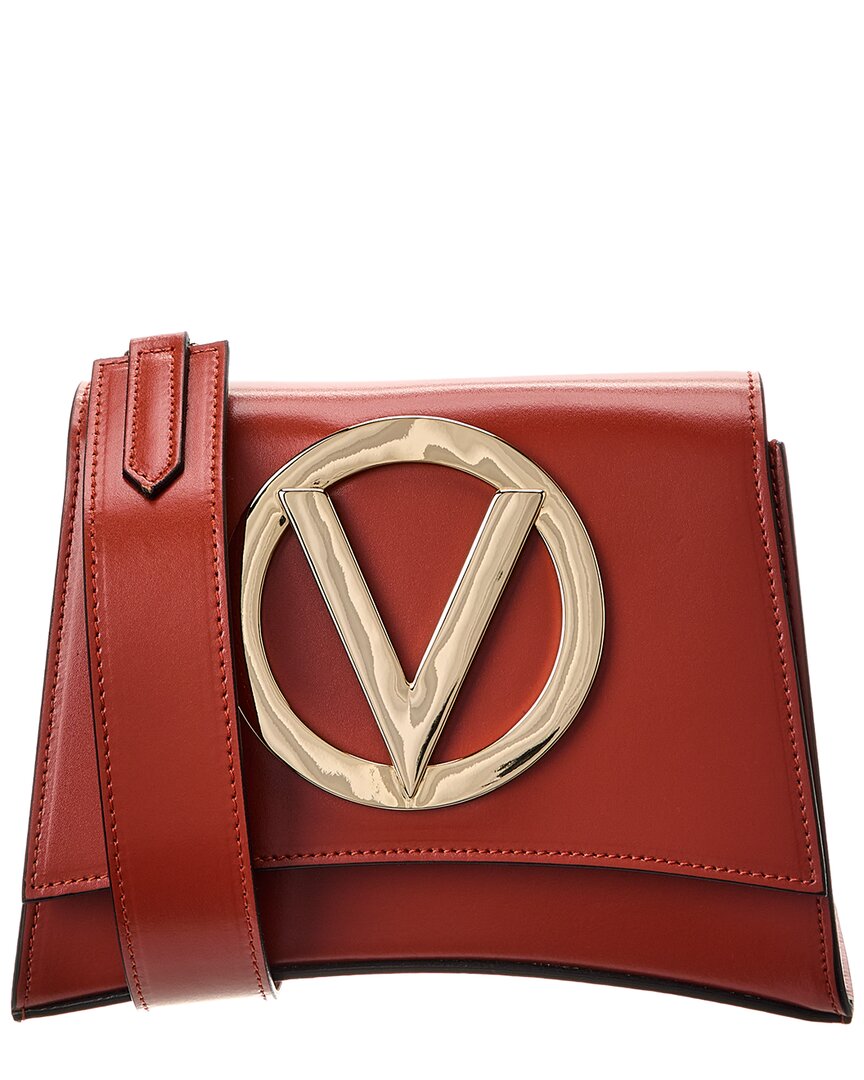 Valentino By Mario Valentino Honey Forever Leather Shoulder Bag In Red