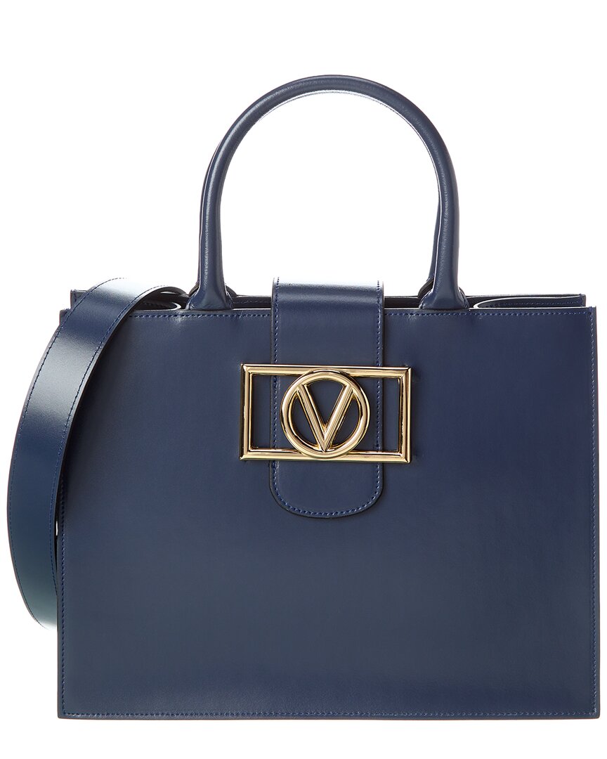 VALENTINO BY MARIO VALENTINO VALENTINO BY MARIO VALENTINO VICTORIA SUPER V LEATHER TOTE