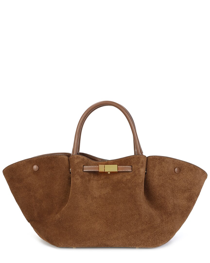 Tiffany & Fred Paris Suede Tote In Brown