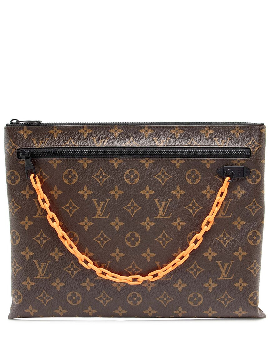 Pre-owned Louis Vuitton Monogram Canvas Solar Ray Pouch (authentic Pre-loved)