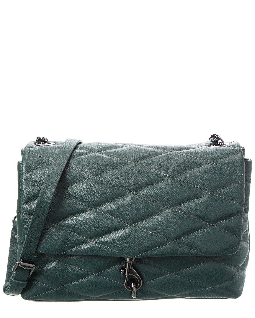 REBECCA MINKOFF REBECCA MINKOFF EDIE FLAP LEATHER SHOULDER BAG