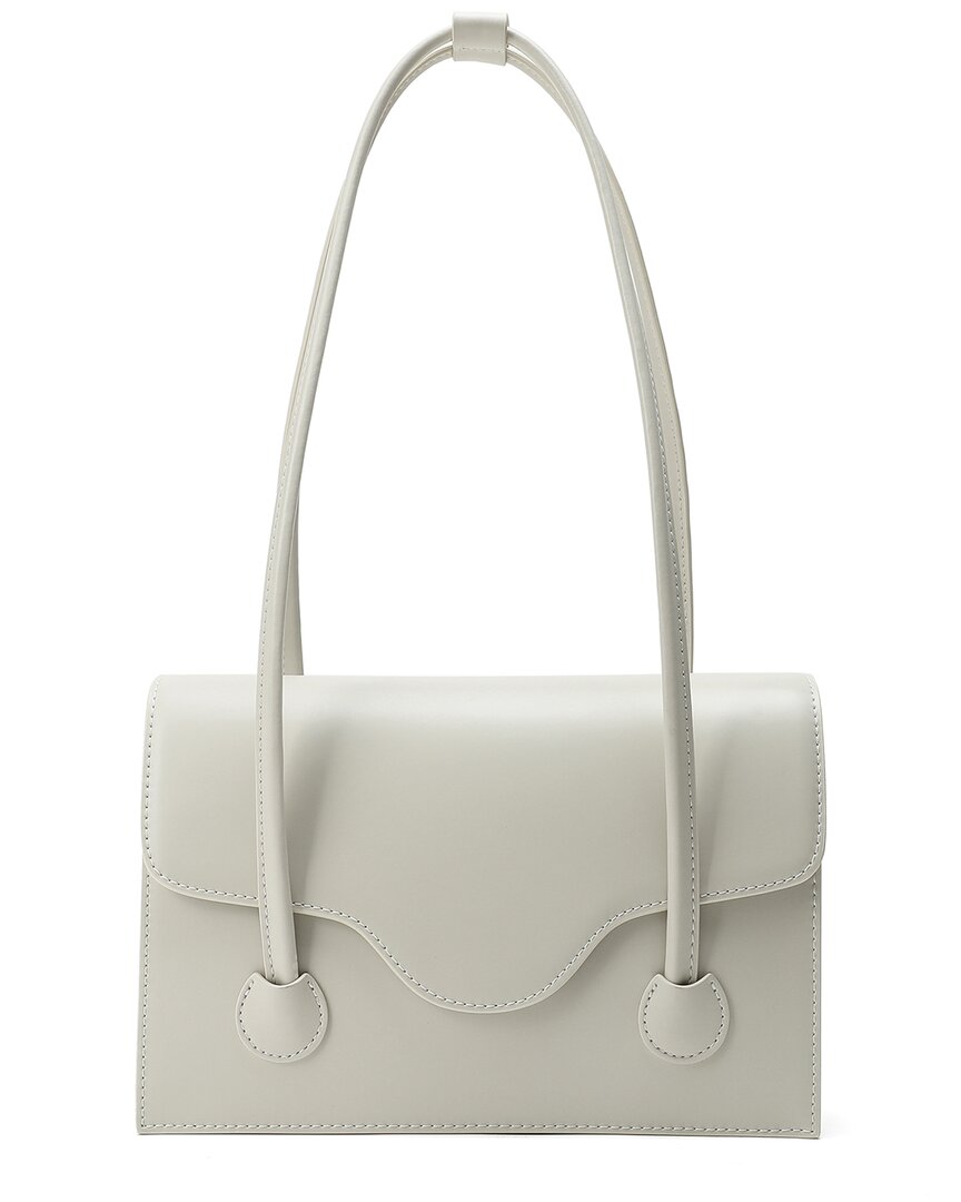 Tiffany & Fred Paris Pleated Leather Satchel
