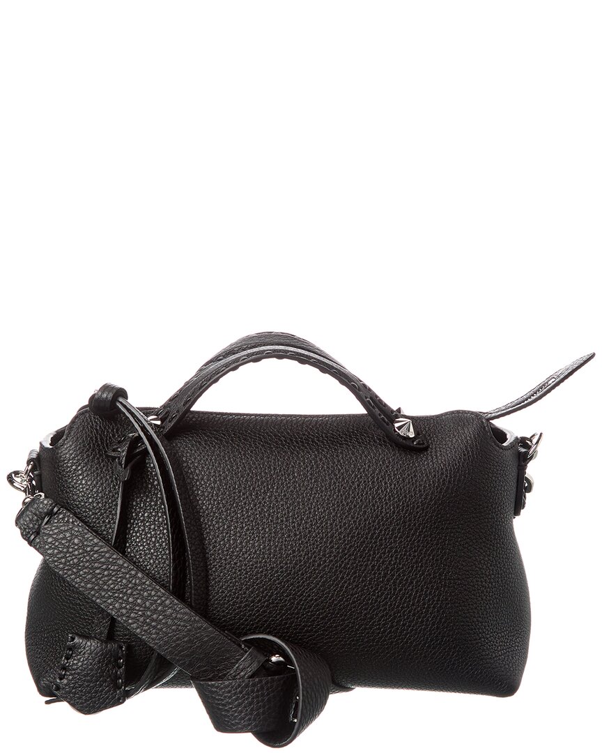 Fendi Women By The Way Selleria Medium Shoulder Bag In Black