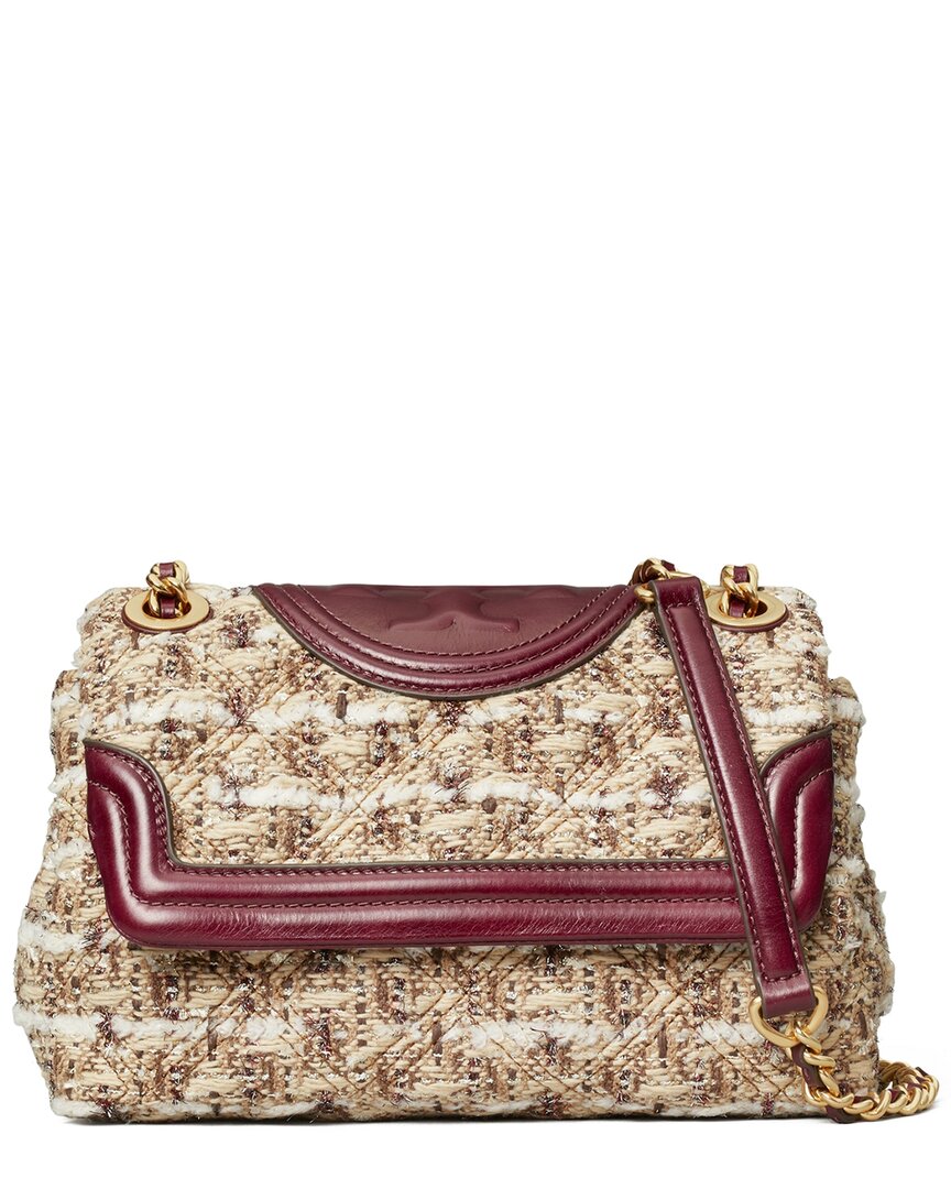 Tory Burch Fleming Soft Tweed Small Convertible Shoulder Bag In Nocolor