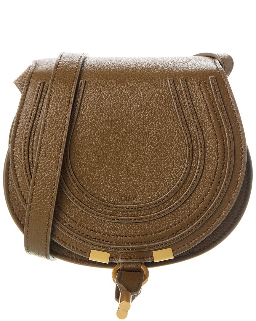 Chlo Marcie Small Leather Saddle Bag