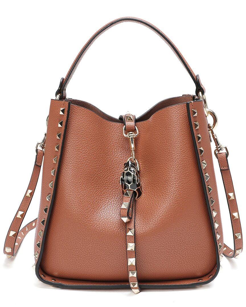Tiffany & Fred Paris Full-Grain Leather Hobo Bag