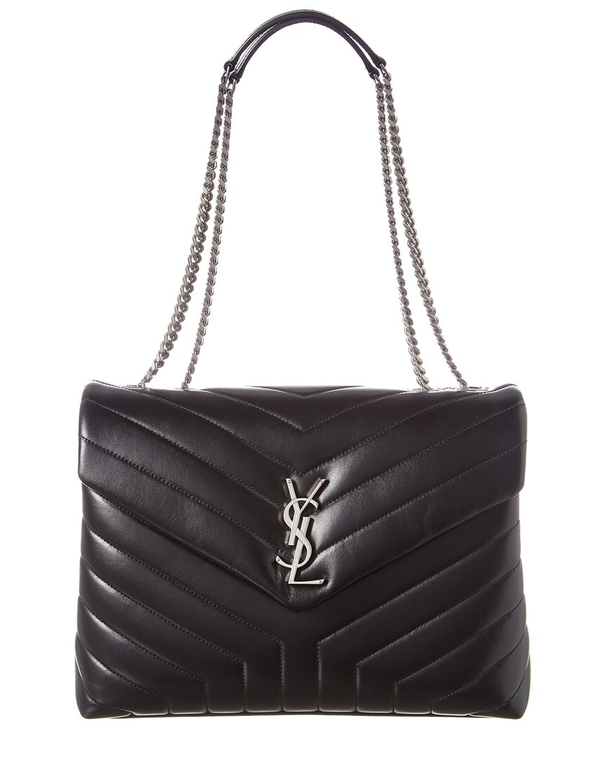 Saint Laurent Loulou Medium Matelasse Y Leather Chain Satchel