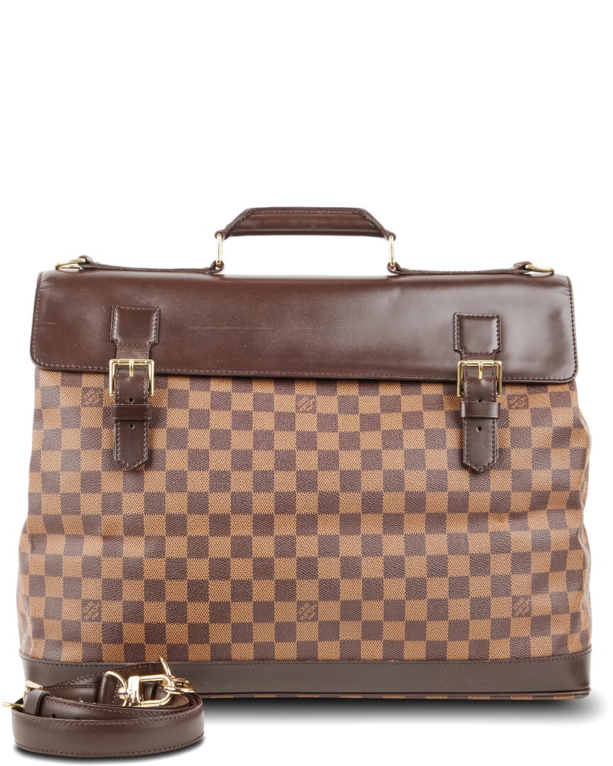 Pre-owned Louis Vuitton Brown Damier Ebene Coated Canvas West End Pm (authentic Pre- Owned)