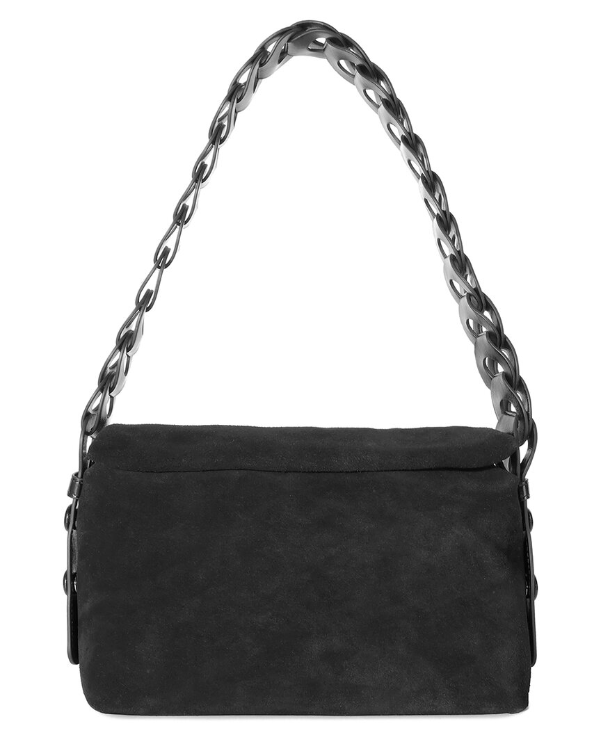 Tiffany & Fred Paris Hand-woven Leather Crossbody In Black