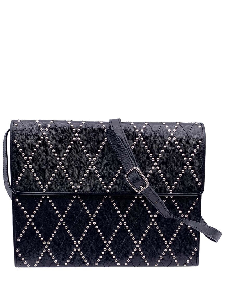 Saint Laurent Black Leather Shoulder Bag (authentic Pre-loved)