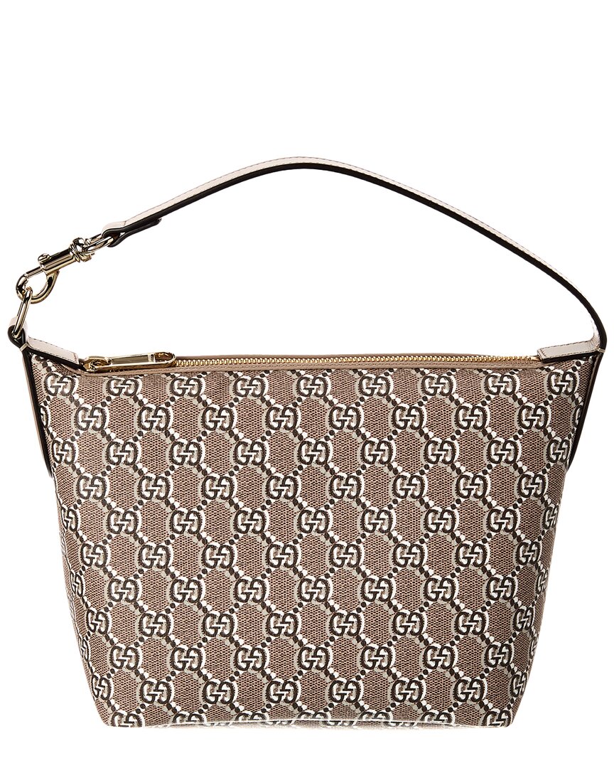 Gucci GG Shadow & Leather Super Mini Shoulder Bag