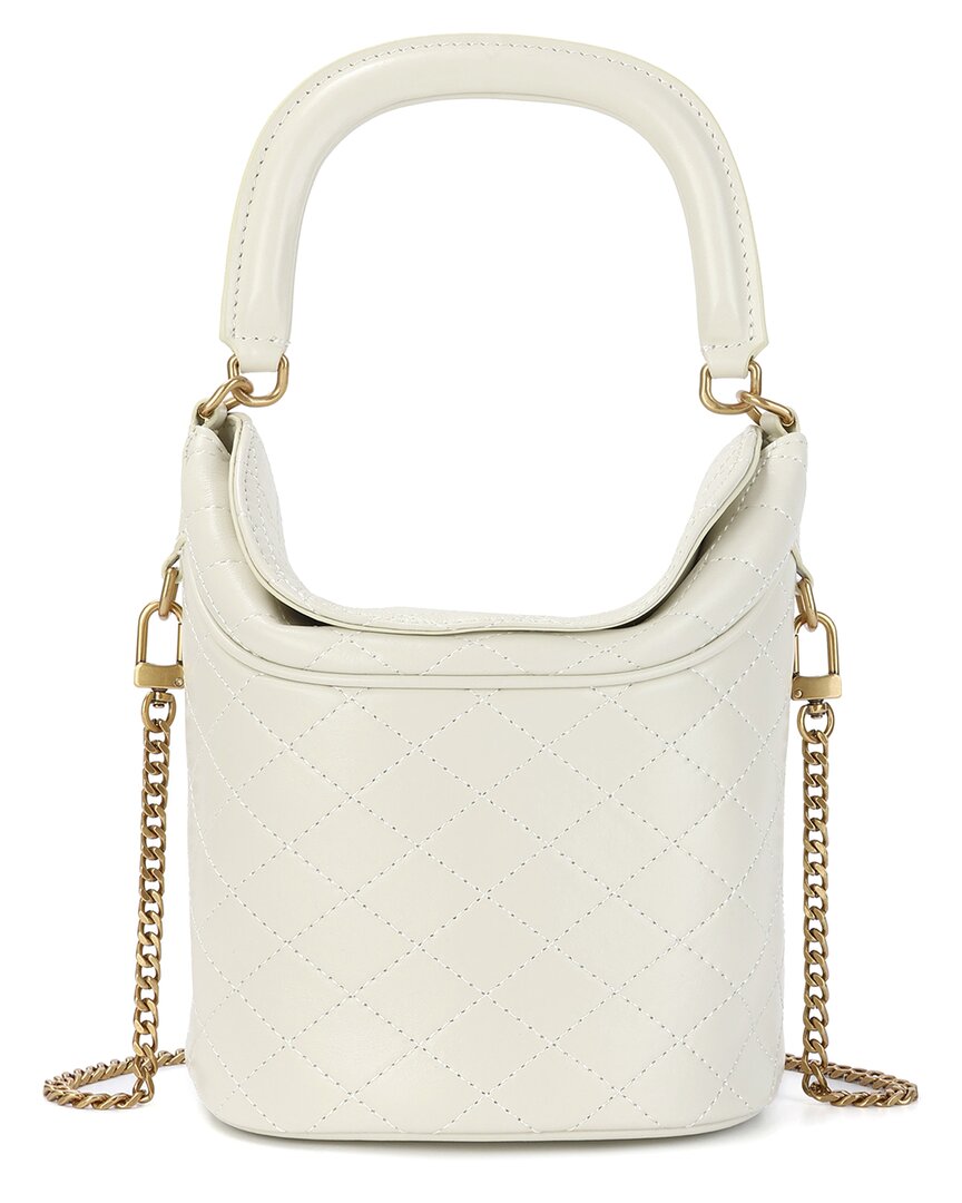 TIFFANY & FRED PARIS TIFFANY & FRED PARIS QUILTED & STRUCTURED TOP-HANDLE SHOULDER BAG