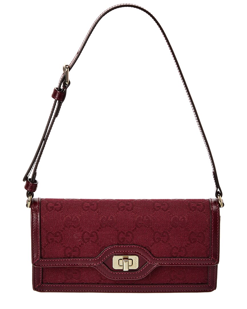 Gucci Luce Mini Shoulder Bag In Red